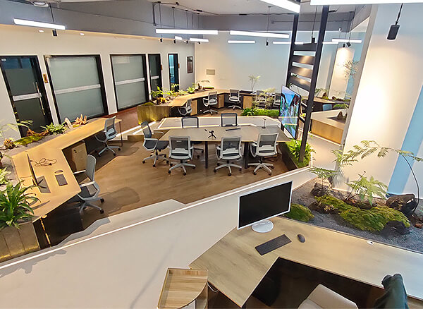 綠色辦公主題設計裝修