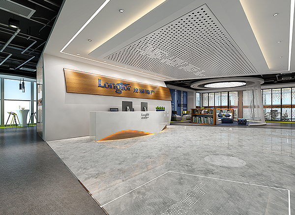 龍湖地產辦公室裝修設計